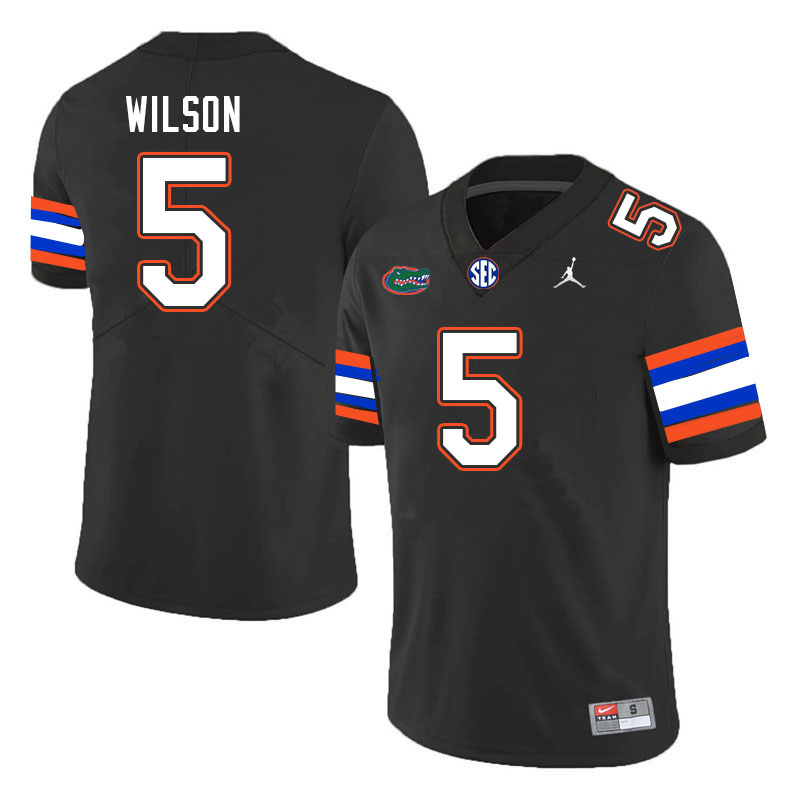 Men #5 Kamari Wilson Florida Gators College Football Jerseys Stitched-Black - Click Image to Close